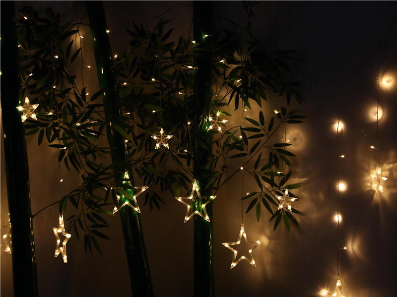 LED CURTAIN LIGHTS WITH VARIETY STAR