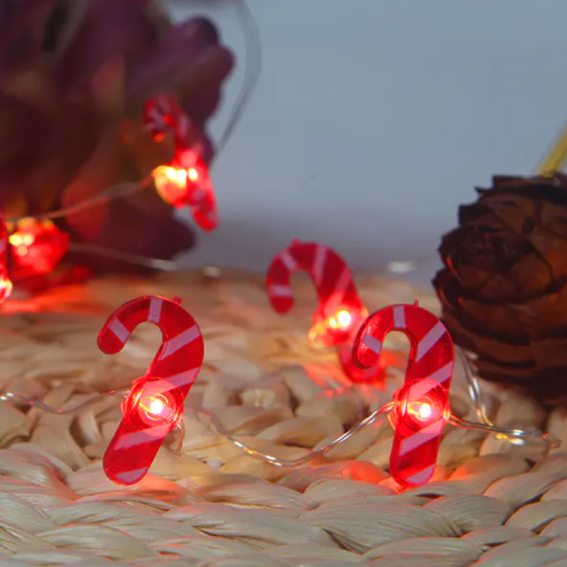 Candy Cane Shaped LED Copper Wire Light