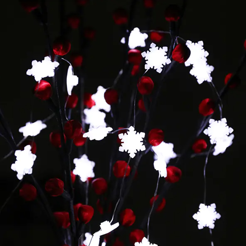 Snowflake Shaped LED Copper Wire Light