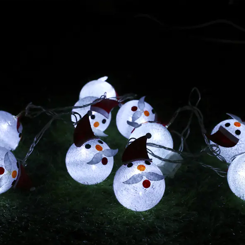 Santa Bear Shaped LED Battery Holiday Lights