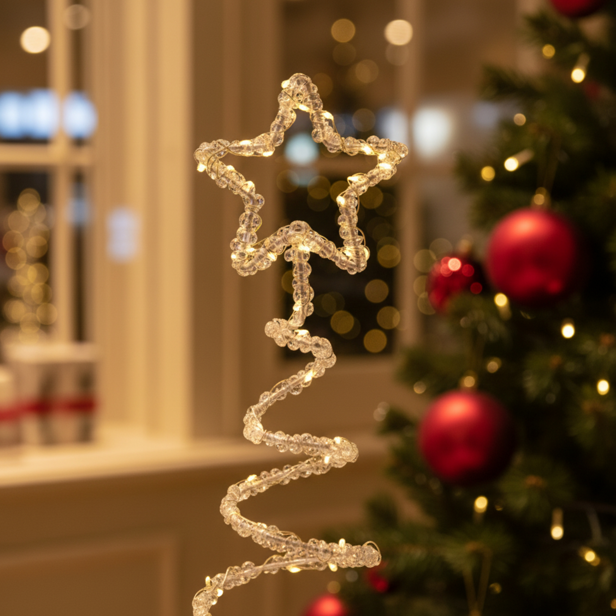 3D Star-shaped Spiral Tree-shaped Acrylic LED Decorative Lights