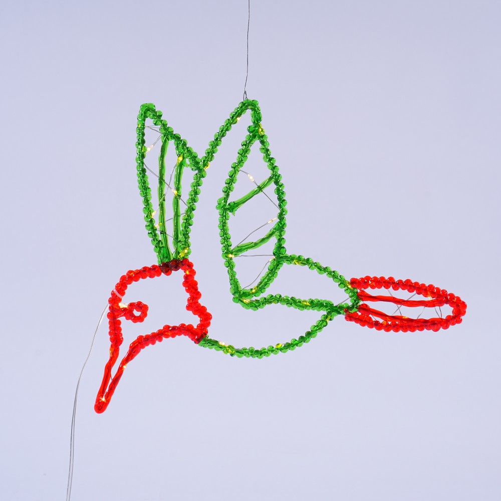 birdie LED Decorative Lights with Silk Wrapped-副本