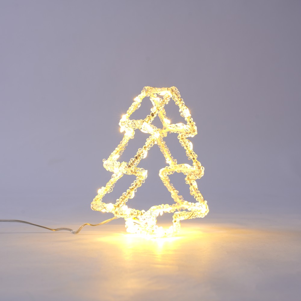 Christmas Tree Shaped Acrylic LED Decorative Lights