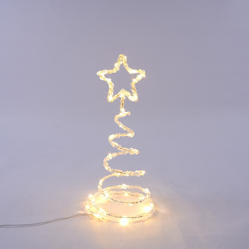 3D Star-shaped Spiral Tree-shaped Acrylic LED Decorative Lights