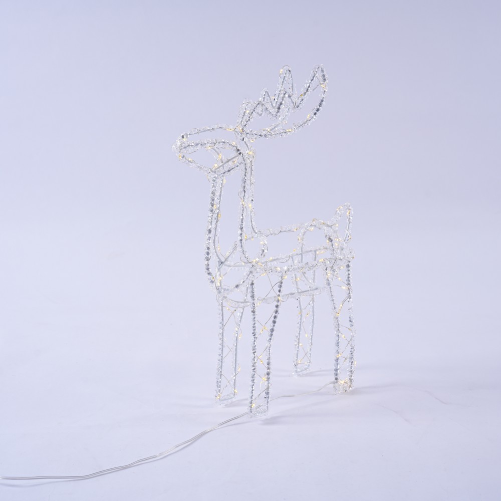 Standing Deer Acrylic LED Decorative 120 Lights