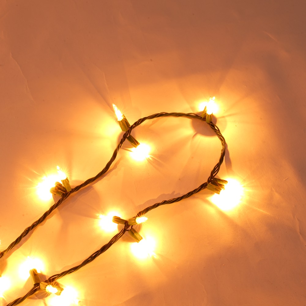 150 Garland Light Set 3 Bulbs Per Cluster